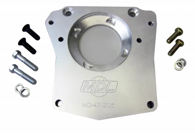 MDL, Ford Narrow Pattern & Y-Block to Ford Front Shift T5 Adapter Plate (No Rotation)